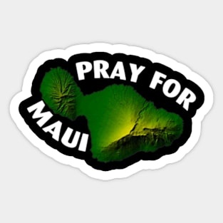 Pray for Maui Sticker